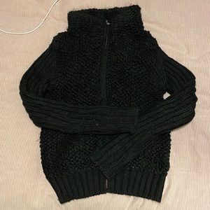 Black sweater jacket